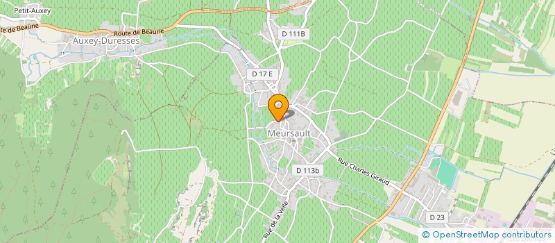 localisation de l'entreprise MONSIEUR JEAN BOUZEREAU  MEURSAULT