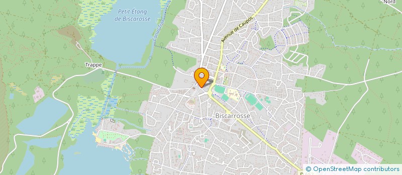 localisation de l'entreprise MONSIEUR JEAN BOUZIGE  BISCARROSSE