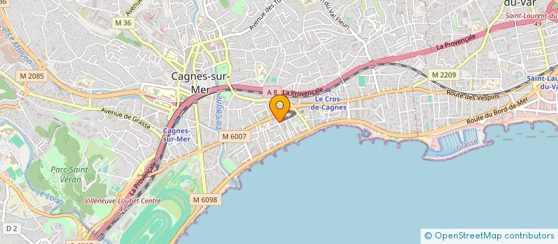 localisation de l'entreprise MONSIEUR JEAN BOYER à CAGNES-SUR-MER