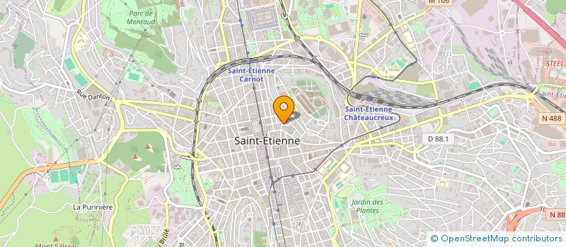 localisation de l'entreprise MONSIEUR JEAN BOYER  SAINT-ETIENNE