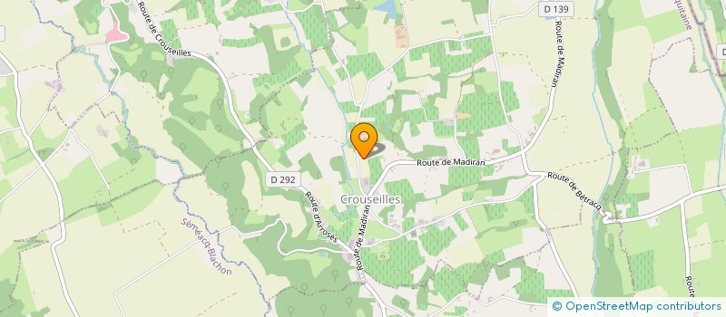 localisation de l'entreprise MONSIEUR JEAN BOYRIE-PIERSON  CROUSEILLES