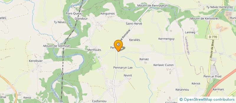 localisation de l'entreprise MONSIEUR JEAN BOZEC  QUIMPER