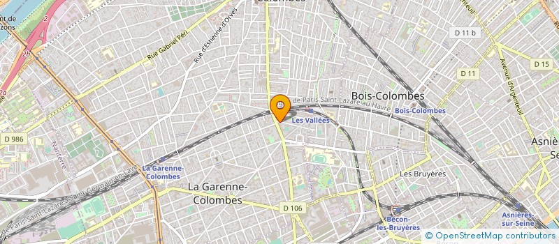localisation de l'entreprise MONSIEUR JEAN BRACKE à LA GARENNE-COLOMBES
