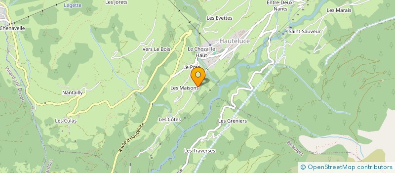 localisation de l'entreprise MONSIEUR JEAN BRAISAZ à HAUTELUCE