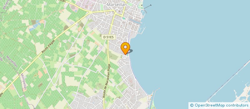 localisation de l'entreprise MONSIEUR JEAN BRANDELET à MARSEILLAN