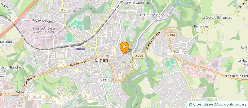localisation de l'entreprise MONSIEUR JEAN BRANDILY à DINAN