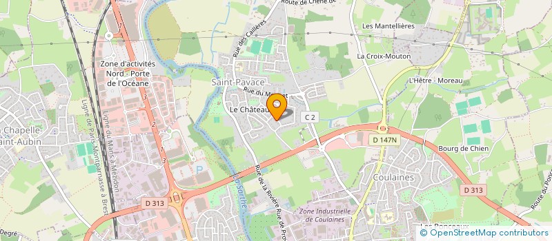 localisation de l'entreprise MONSIEUR JEAN BRAULT  SAINT-PAVACE