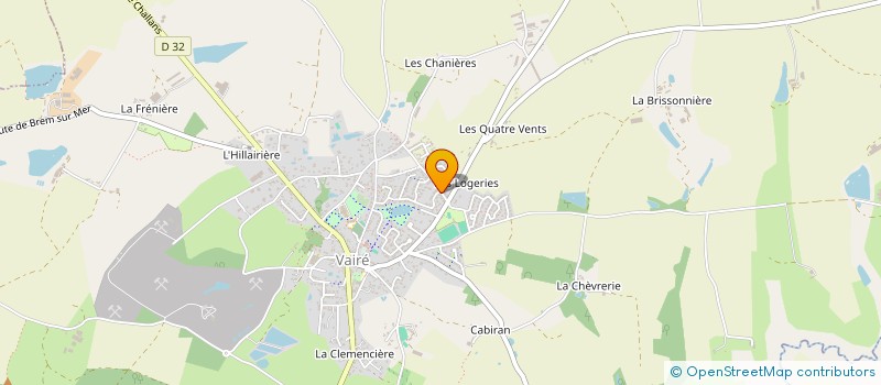 localisation de l'entreprise MONSIEUR JEAN BRAULT  VAIRE