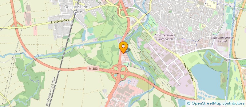 localisation de l'entreprise MONSIEUR JEAN BRAUN  GEISPOLSHEIM