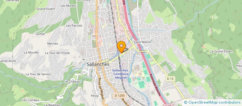 localisation de l'entreprise MONSIEUR JEAN BRAUT à SALLANCHES