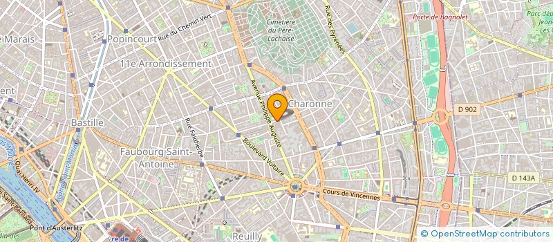 localisation de l'entreprise MONSIEUR JEAN BREDEL à PARIS