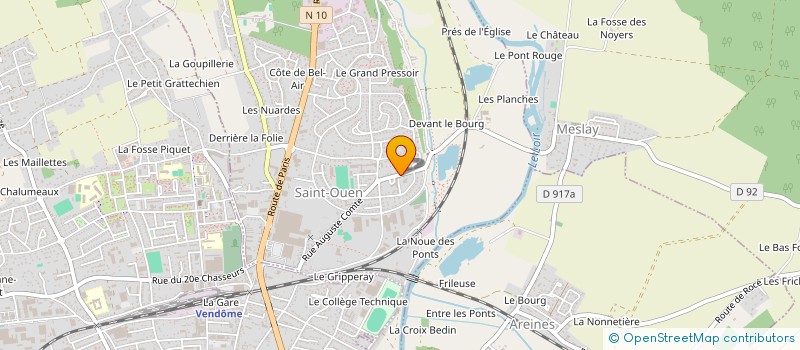 localisation de l'entreprise MONSIEUR JEAN BREDON à SAINT-OUEN