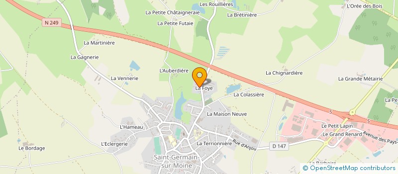 localisation de l'entreprise MONSIEUR JEAN BREL à SEVREMOINE