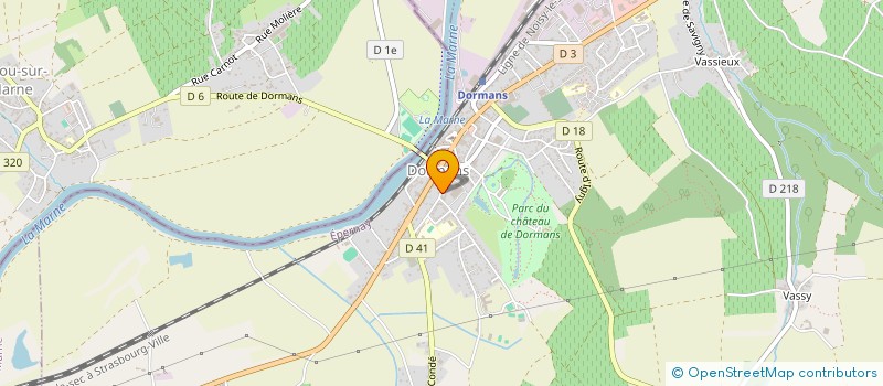 localisation de l'entreprise MONSIEUR JEAN BRESSION  DORMANS