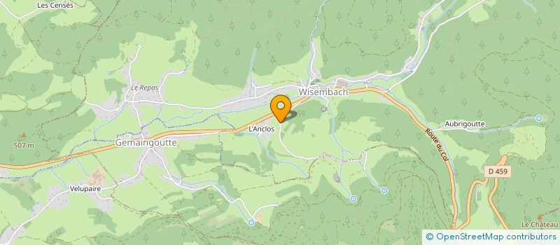 localisation de l'entreprise MONSIEUR JEAN BRESSON  GEMAINGOUTTE