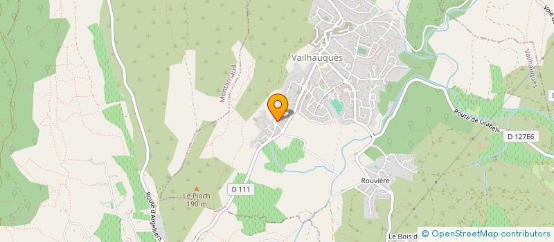 localisation de l'entreprise MONSIEUR JEAN BRESSON  VAILHAUQUES