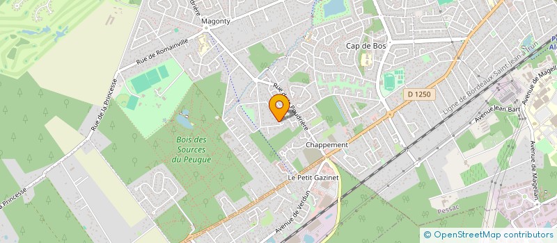 localisation de l'entreprise MONSIEUR JEAN BRET-GAUBASTE  PESSAC