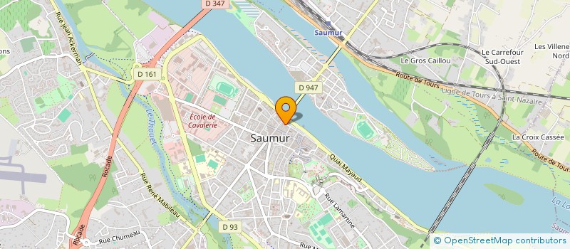 localisation de l'entreprise MONSIEUR JEAN BRETAUDEAU  SAUMUR