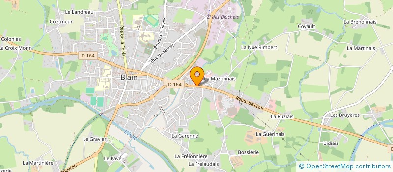 localisation de l'entreprise MONSIEUR JEAN BRETECHE à BLAIN