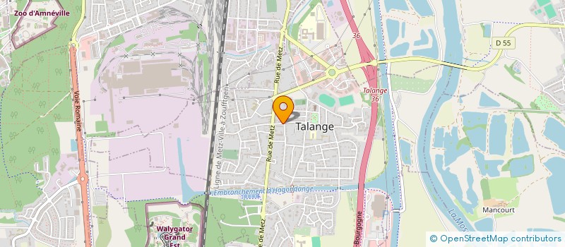 localisation de l'entreprise MONSIEUR JEAN BRETON  TALANGE