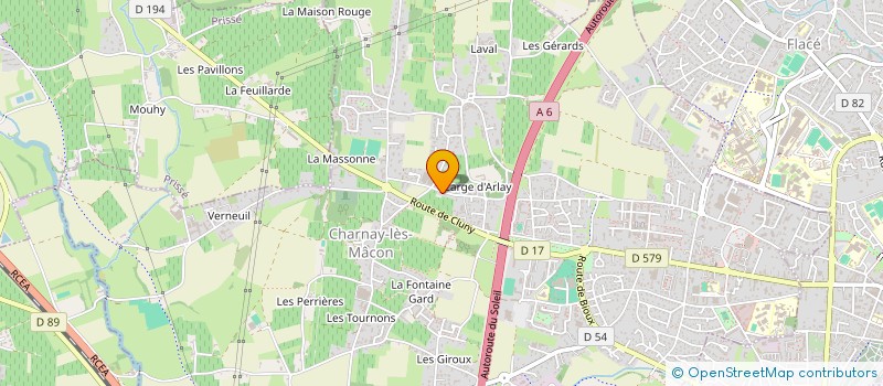 localisation de l'entreprise MONSIEUR JEAN BREUIL à CHARNAY-LES-MACON