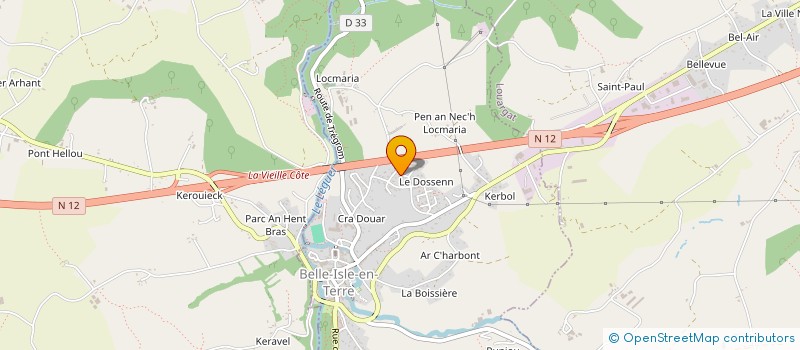 localisation de l'entreprise MONSIEUR JEAN BRIAND  BELLE-ISLE-EN-TERRE