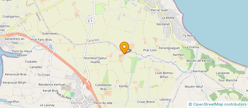 localisation de l'entreprise MONSIEUR JEAN BRIANT  HENVIC