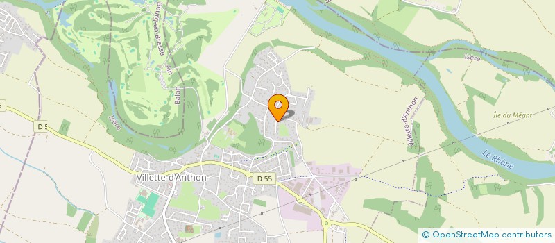 localisation de l'entreprise MONSIEUR JEAN BRIANT  VILLETTE-D'ANTHON