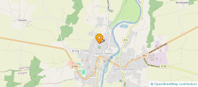 localisation de l'entreprise MONSIEUR JEAN BRIAUD à SAINT-SAVIN
