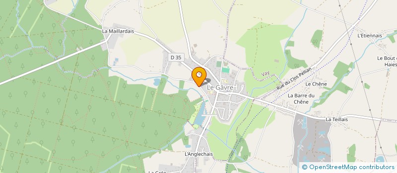 localisation de l'entreprise MONSIEUR JEAN BRICAUD  LE GAVRE