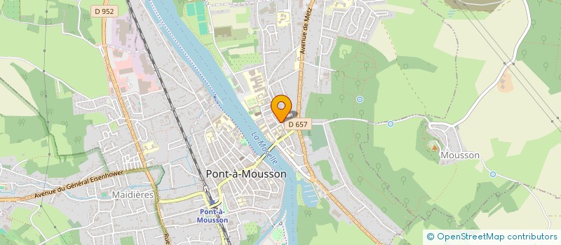 localisation de l'entreprise MONSIEUR JEAN BRICE  PONT-A-MOUSSON