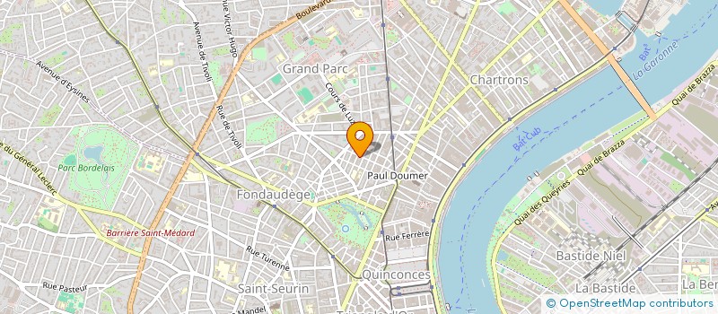 localisation de l'entreprise MONSIEUR JEAN-BRICE FAUDEMER à BORDEAUX