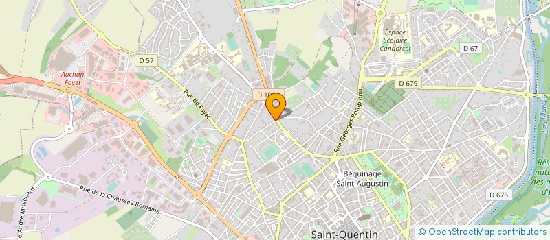 localisation de l'entreprise MONSIEUR JEAN BRICOUT à SAINT-QUENTIN