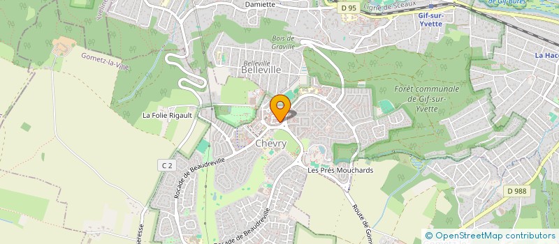 localisation de l'entreprise MONSIEUR JEAN BRILLAT  GIF-SUR-YVETTE