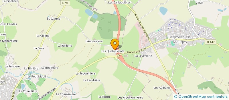localisation de l'entreprise MONSIEUR JEAN BRIN à SEVREMOINE