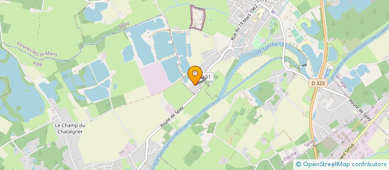 localisation de l'entreprise MONSIEUR JEAN BRINDEAU  ALLONNES