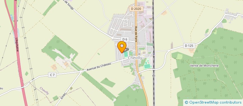 localisation de l'entreprise MONSIEUR JEAN BRINON  CHEVILLY