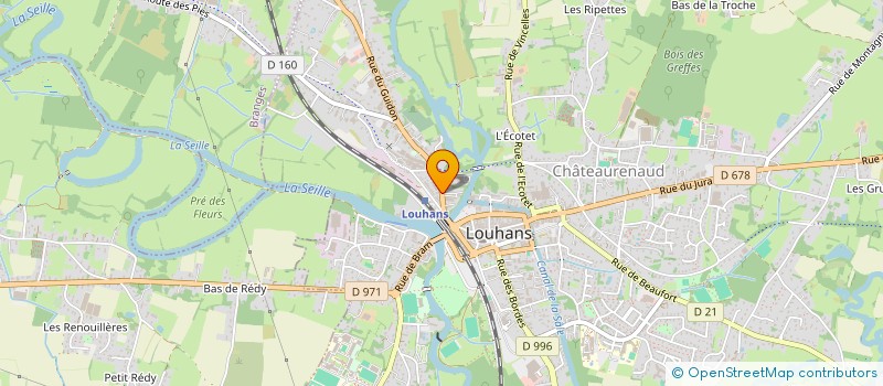 localisation de l'entreprise MONSIEUR JEAN BRISE à LOUHANS