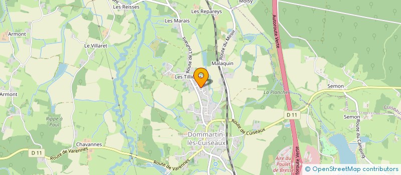 localisation de l'entreprise MONSIEUR JEAN BRISE à DOMMARTIN-LES-CUISEAUX
