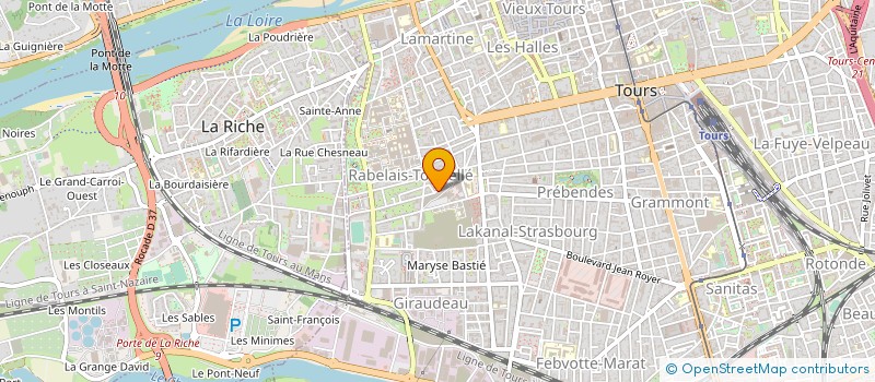 localisation de l'entreprise MONSIEUR JEAN BRISSET à TOURS