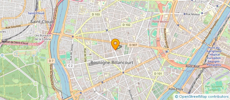 localisation de l'entreprise MONSIEUR JEAN BRISSET à BOULOGNE-BILLANCOURT