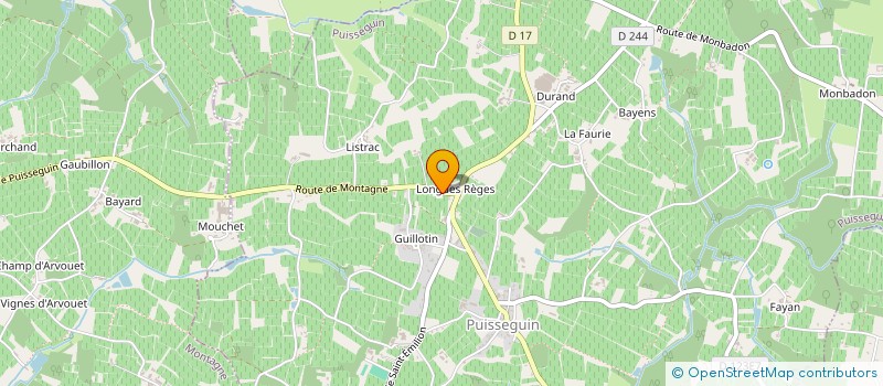 localisation de l'entreprise MONSIEUR JEAN BRISSON  PUISSEGUIN