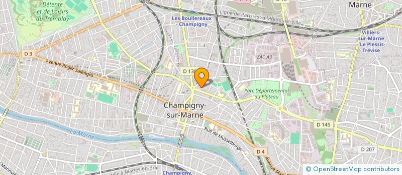 localisation de l'entreprise MONSIEUR JEAN BRIZEMUR à CHAMPIGNY-SUR-MARNE