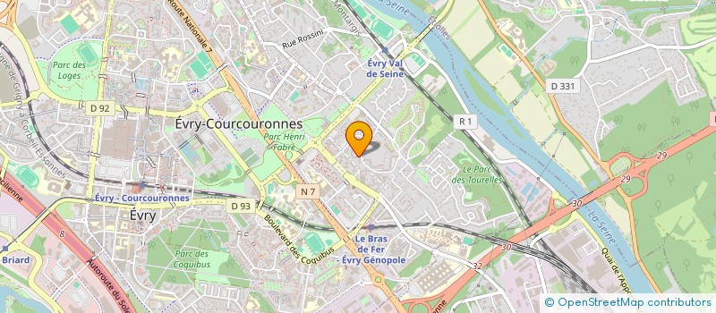 localisation de l'entreprise MONSIEUR JEAN BROC à EVRY-COURCOURONNES