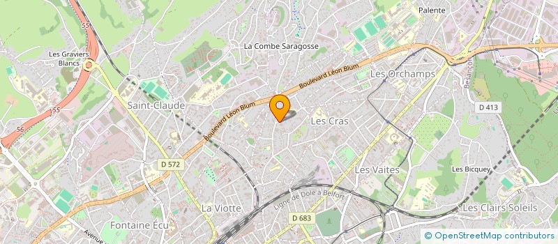 localisation de l'entreprise MONSIEUR JEAN BROCARD à BESANCON