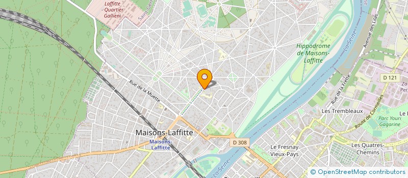 localisation de l'entreprise MONSIEUR JEAN BROCHERIEUX  MAISONS-LAFFITTE