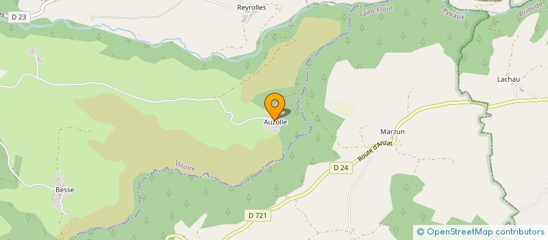 localisation de l'entreprise MONSIEUR JEAN BROF  SAINT-ALYRE-ES-MONTAGNE