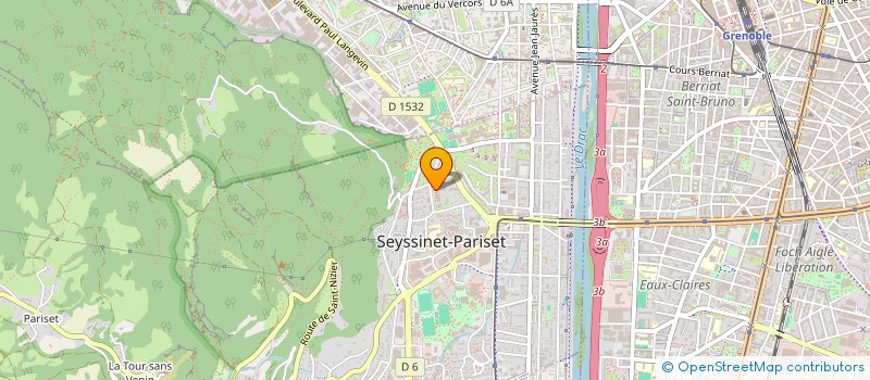 localisation de l'entreprise MONSIEUR JEAN BRON à SEYSSINET-PARISET