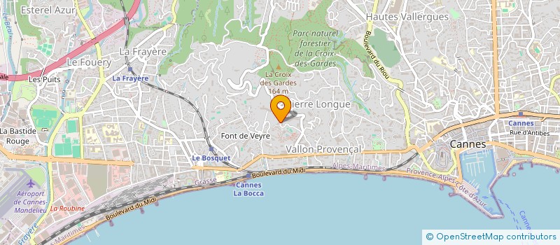 localisation de l'entreprise MONSIEUR JEAN BRONCHARD à CANNES