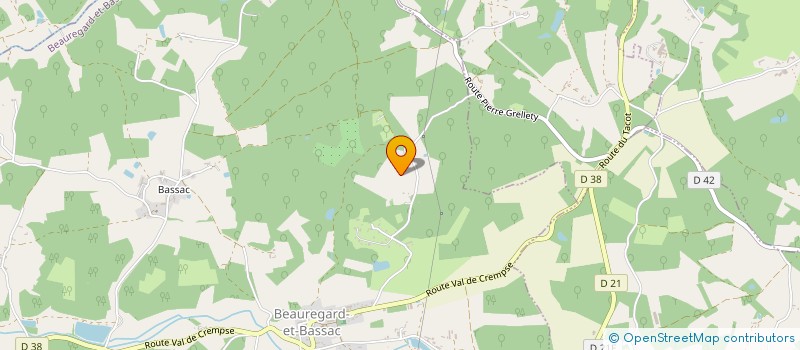 localisation de l'entreprise MONSIEUR JEAN BRONNER  BEAUREGARD ET BASSAC